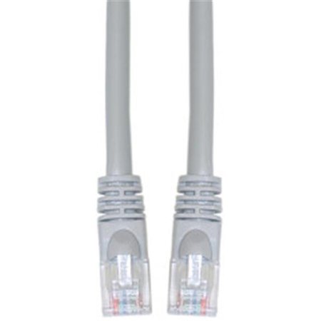 CABLE WHOLESALE CableWholesale 10X6-02110 Cat5e Gray Ethernet Patch Cable  Snagless Molded Boot  10 foot 10X6-02110